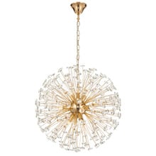 Uriah 9 Light Crystal Pendant